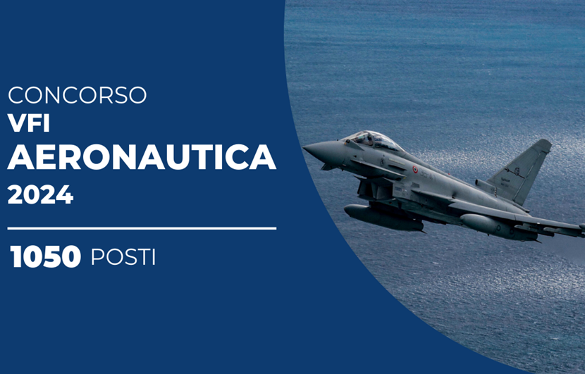 Concorso Aeronautica Militare VFI bando 2025 1050 Volontari